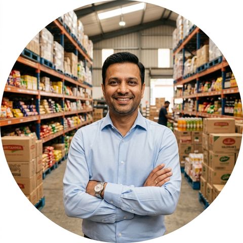 Distributor running his business on BizShakti